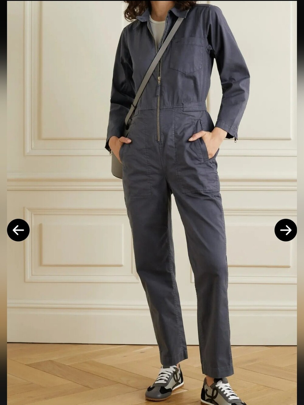 Alex Mill Judd Cotton-Blend Twill |umpsuit XS